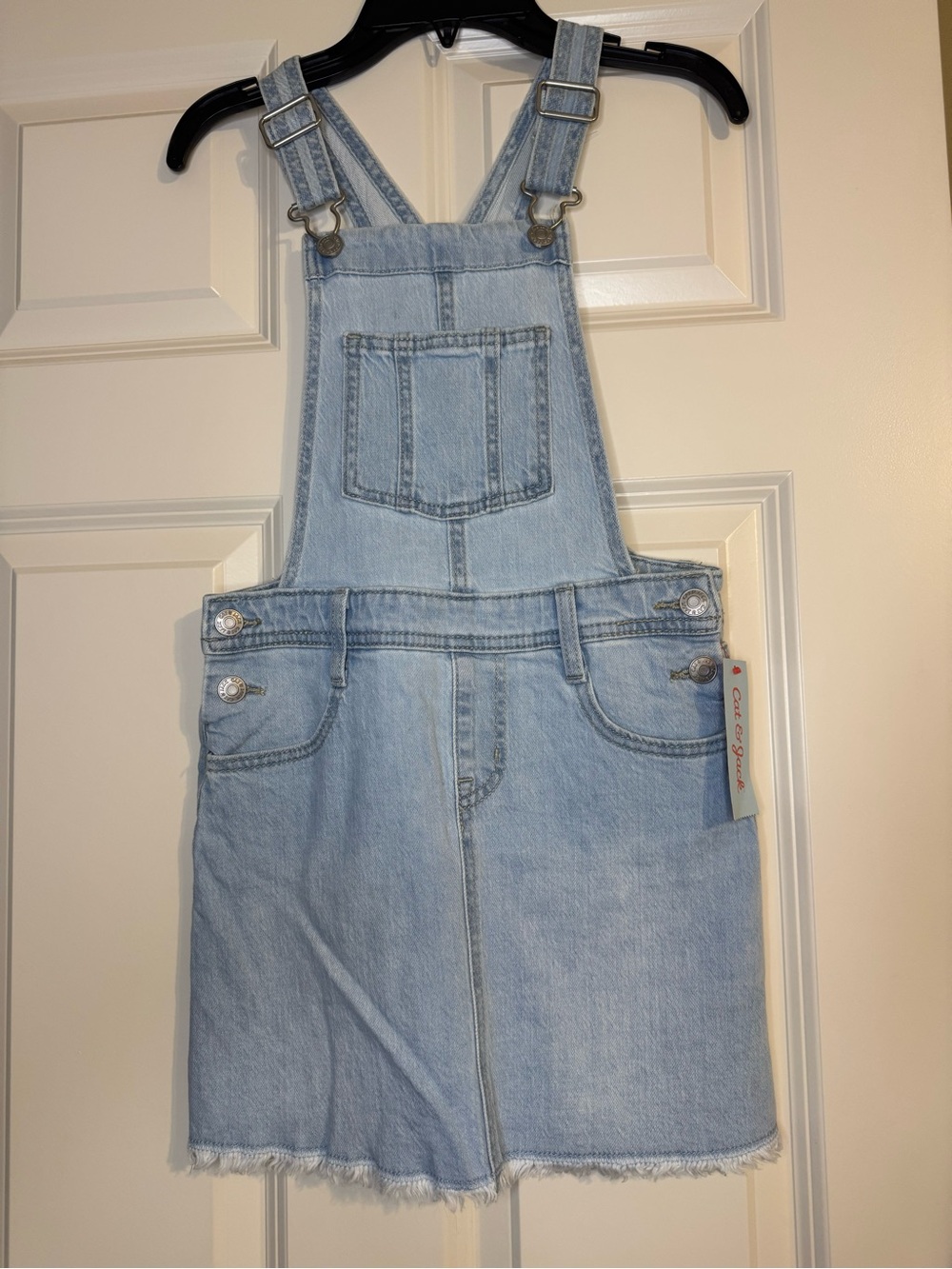 Cat & Jack Light Blue Denim Overall Skirt